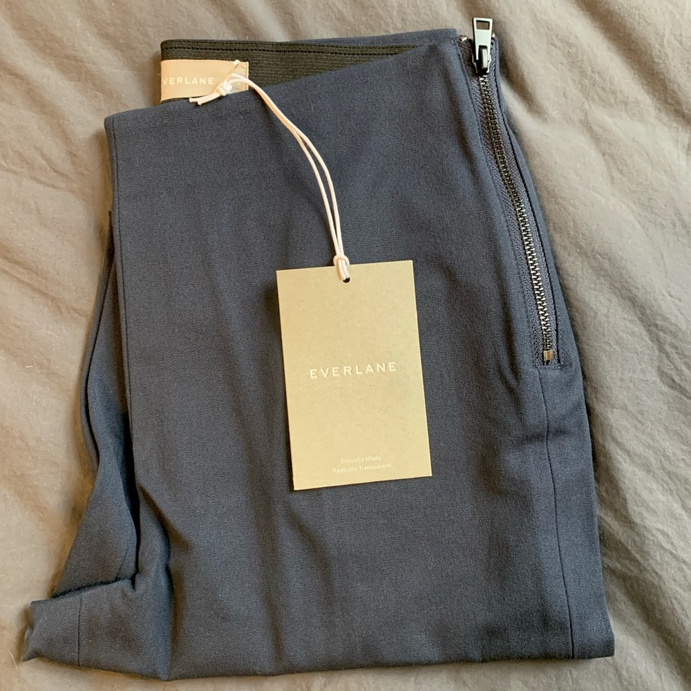 Everlane women’s side zip stretch cotton pant